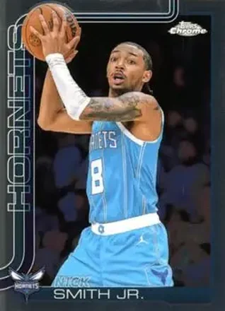 2025-26 Topps Chrome #26 - Nick Smith Jr. - Charlotte Hornets