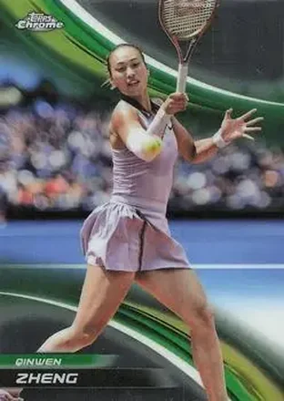 2025 Topps Chrome #8 - Qinwen Zheng