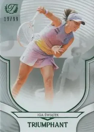 2025 Topps Triumphant #7 - Iga Swiatek