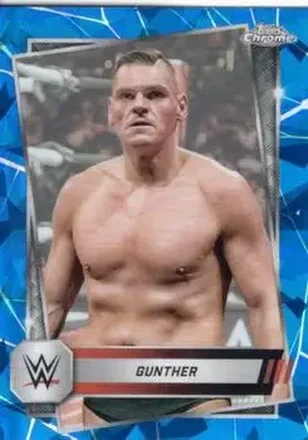 2025 Topps Chrome Sapphire Edition WWE #2 - Gunther
