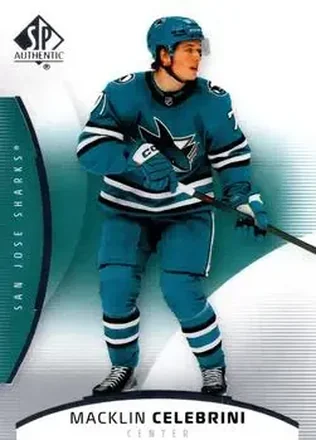 2025-26 SP Authentic #26 - Macklin Celebrini - San Jose Sharks