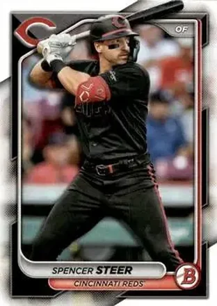 2024 Bowman #3 - Spencer Steer - Cincinnati Reds