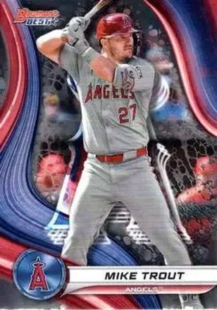 2024 Bowman's Best #1 - Mike Trout - Los Angeles Angels