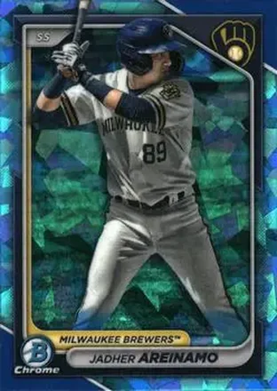 2024 Bowman Sapphire Edition #BCP-2 - Jadher Areinamo - Milwaukee Brewers