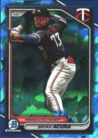 2024 Bowman Sapphire Edition #BCP-4 - Bryan Acuña - Minnesota Twins