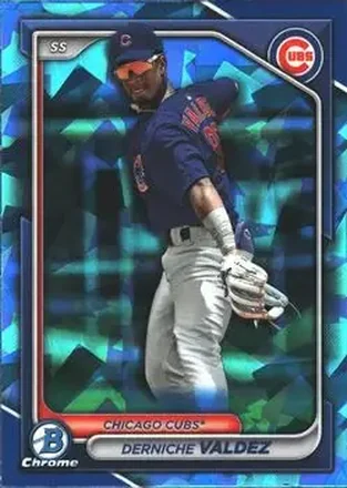 2024 Bowman Sapphire Edition #BCP-7 - Derniche Valdez - Chicago Cubs