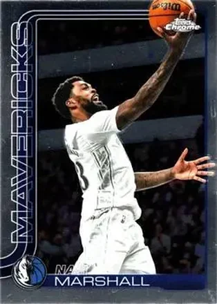 2025-26 Topps Chrome #28 - Naji Marshall - Dallas Mavericks