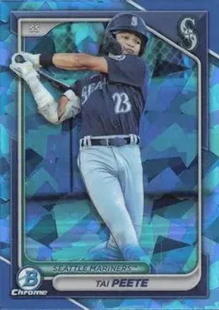 2024 Bowman Sapphire Edition #BCP-9 - Tai Peete - Seattle Mariners