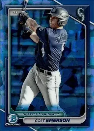 2024 Bowman Sapphire Edition #BCP-10 - Colt Emerson - Seattle Mariners