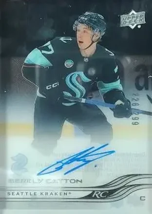 2025-26 Upper Deck Clear Cut #CC-BC - Berkly Catton - Seattle Kraken