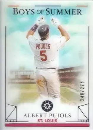 2024 Panini Boys of Summer #7 - Albert Pujols - St. Louis Cardinals