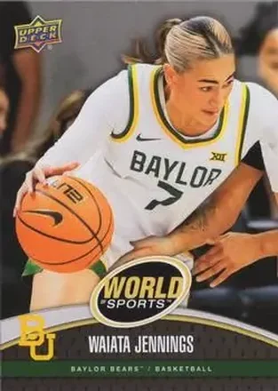 2025 Upper Deck World of Sports Volume 1 #19 - Waiata Jennings - Baylor Bears