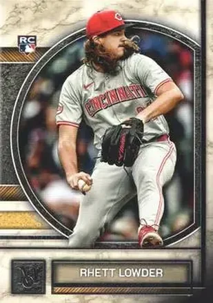 2025 Topps Museum Collection #49 - Rhett Lowder - Cincinnati Reds