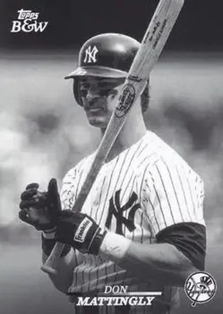 2024 Topps Black & White #8 - Don Mattingly - New York Yankees
