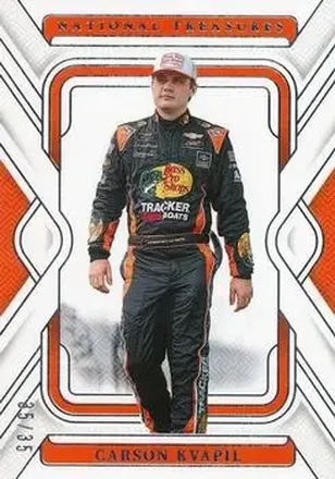 2025 Panini National Treasures #17 - Carson Kvapil - JR Motorsports
