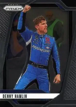 2025 Panini Prizm #11 - Denny Hamlin - Joe Gibbs Racing