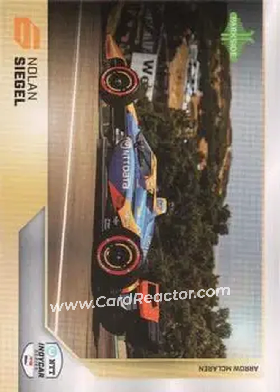 2025 Parkside IndyCar Collection #6b - Nolan Siegel - Arrow McLaren - Front