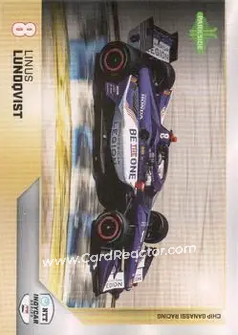 2025 Parkside IndyCar Collection #8b - Linus Lundqvist - Chip Ganassi Racing - Front