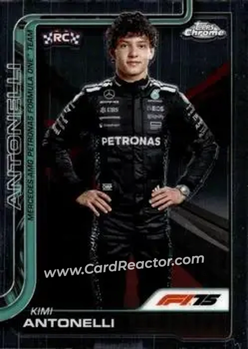 2025 Topps Chrome Formula 1 #8 - Kimi Antonelli - Mercedes-AMG Petronas Formula One Team - Front