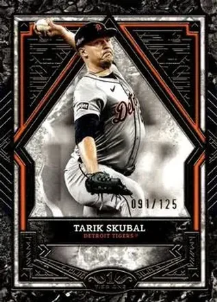 2025 Topps Tier One #45 - Tarik Skubal - Detroit Tigers