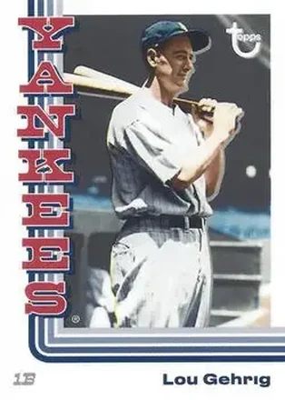 2024 Topps Brooklyn Collection #6 - Lou Gehrig - New York Yankees