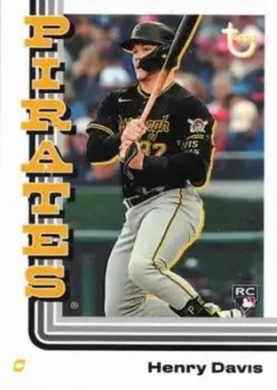 2024 Topps Brooklyn Collection #10 - Henry Davis - Pittsburgh Pirates