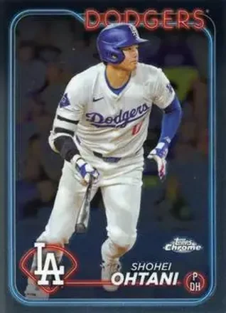 2024 Topps Chrome #1 - Shohei Ohtani - Los Angeles Dodgers