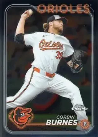 2024 Topps Chrome #3 - Corbin Burnes - Baltimore Orioles