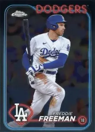 2024 Topps Chrome #4 - Freddie Freeman - Los Angeles Dodgers