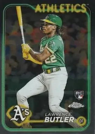 2024 Topps Chrome #5 - Lawrence Butler - Oakland Athletics