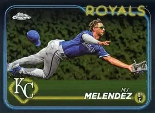 2024 Topps Chrome #7 - MJ Melendez - Kansas City Royals