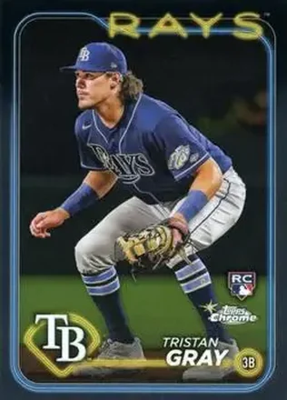 2024 Topps Chrome #8 - Tristan Gray - Tampa Bay Rays