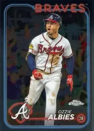 2024 Topps Chrome #9 - Ozzie Albies - Atlanta Braves