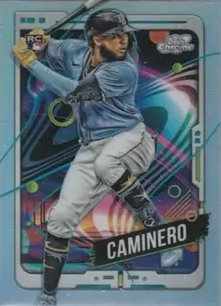 2024 Topps Chrome Cosmic #1 - Junior Caminero - Tampa Bay Rays