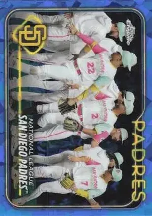 2024 Topps Chrome Sapphire Edition #2 - San Diego Padres - San Diego Padres