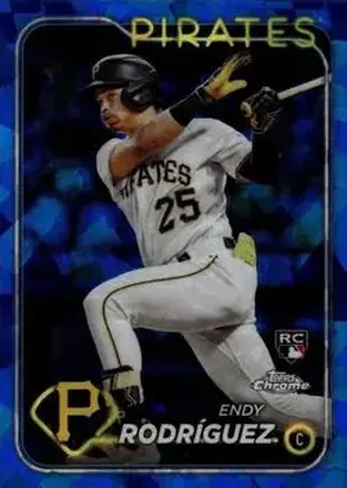 2024 Topps Chrome Sapphire Edition #3 - Endy Rodríguez - Pittsburgh Pirates