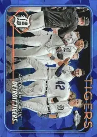 2024 Topps Chrome Sapphire Edition #6 - Detroit Tigers - Detroit Tigers