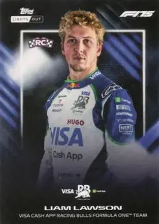 2025 Topps Lights Out Formula 1 #NNO - Liam Lawson - Visa Cash App Racing Bulls Formula One Team
