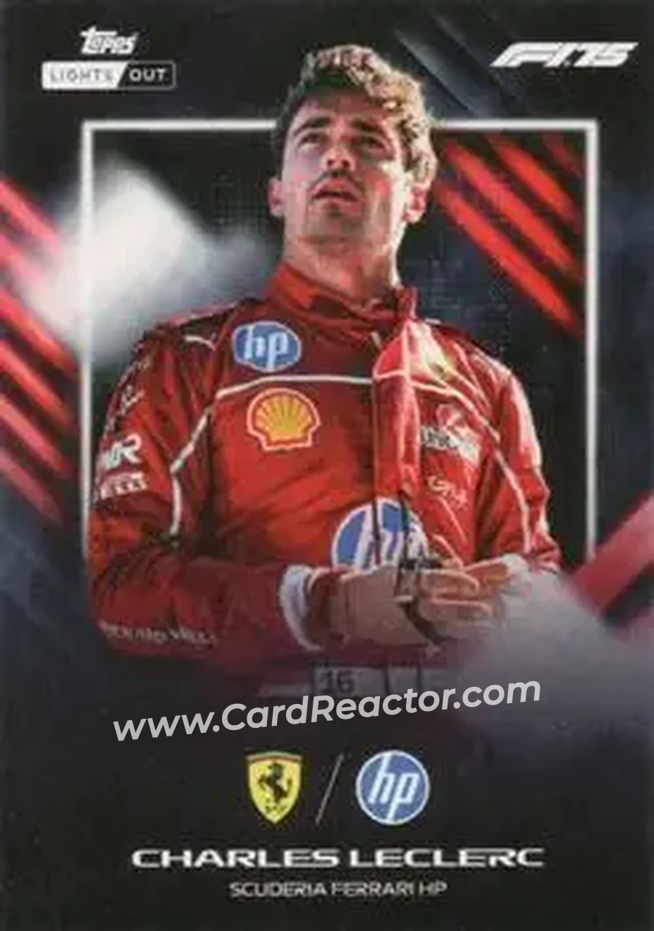 2025 Topps Lights Out Formula 1 #NNO - Charles Leclerc - Scuderia Ferrari HP