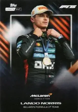 2025 Topps Lights Out Formula 1 #NNO - Lando Norris - McLaren F1