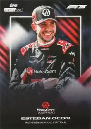 2025 Topps Lights Out Formula 1 #NNO - Esteban Ocon - MoneyGram Haas F1 Team