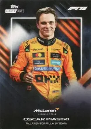2025 Topps Lights Out Formula 1 #NNO - Oscar Piastri - McLaren F1