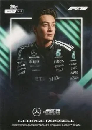 2025 Topps Lights Out Formula 1 #NNO - George Russell - Mercedes-AMG Petronas Formula One Team