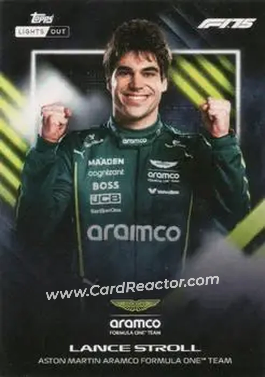 2025 Topps Lights Out Formula 1 #NNO - Lance Stroll - Aston Martin Aramco Formula One Team