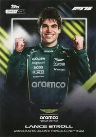 2025 Topps Lights Out Formula 1 #NNO - Lance Stroll - Aston Martin Aramco Formula One Team