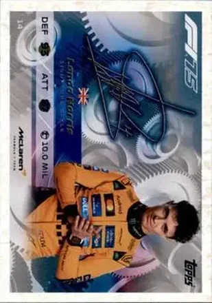 2025 Topps Turbo Attax F1 #14 - Lando Norris - McLaren F1