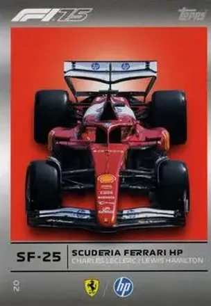 2025 Topps Turbo Attax F1 #20 - Scuderia Ferrari HP - Scuderia Ferrari HP