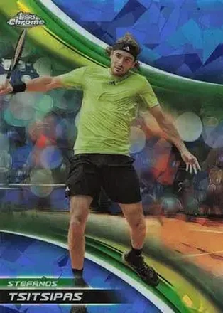 2025 Topps Chrome Sapphire Edition #14 - Stefanos Tsitsipas