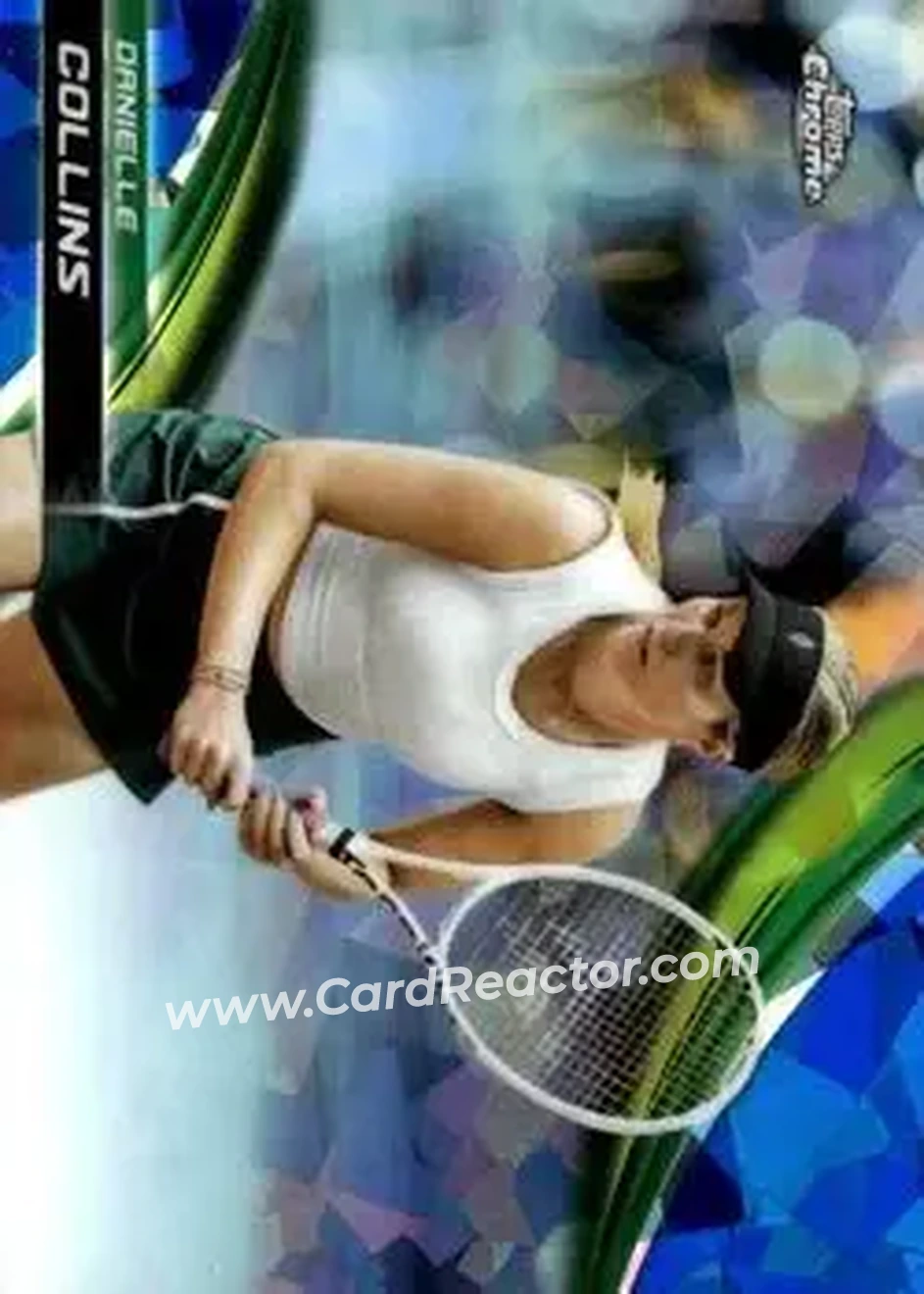 2025 Topps Chrome Sapphire Edition #15 - Danielle Collins - Front
