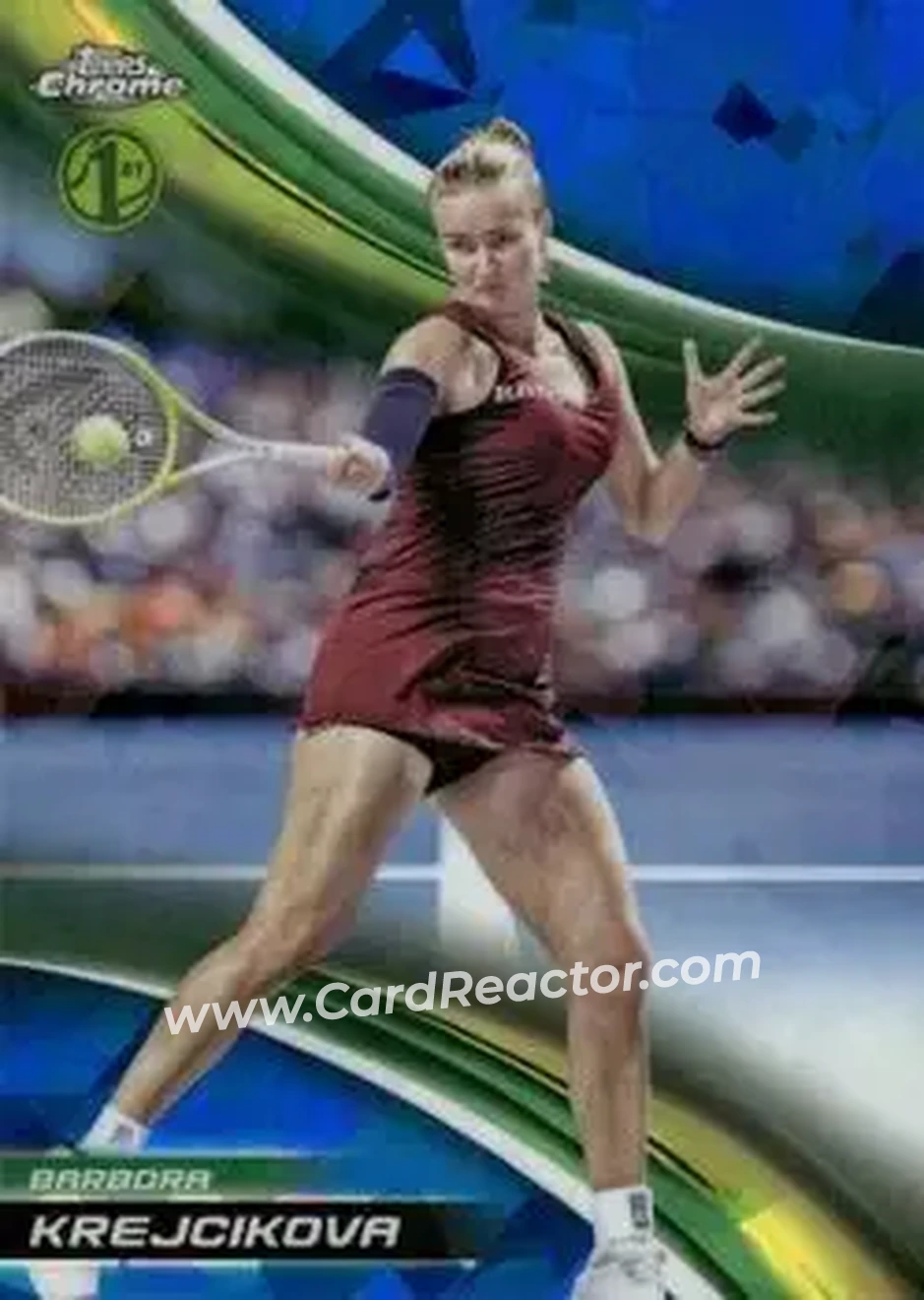 2025 Topps Chrome Sapphire Edition #19 - Barbora Krejcikova - Front